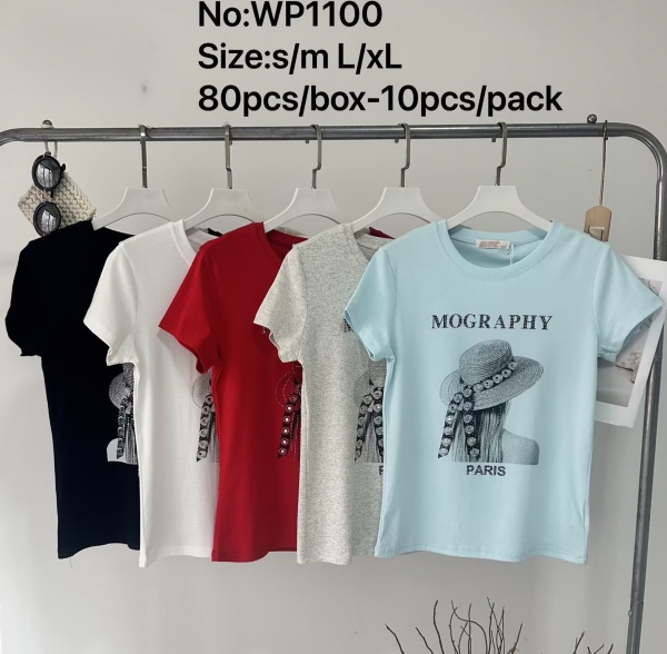 Bluzki damskie Roz S/M-L/XL, Mix Kolor Paczka 10 szt 1